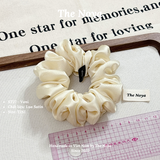 Dây Buộc Tóc Lụa Satin Họa Tiết Trơn Thời Trang Hàn Quốc ST27 by The Noya