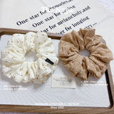 Dây buộc tóc siêu phồng handmade hoạ tiết chấm bi by The Noya X55, X56