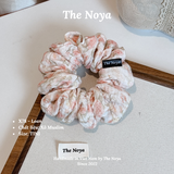 Scrunchies handmade siêu phồng chất liệu Xô Muslim by The Noya Loan X78