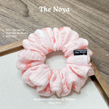 Thỏ Cherry - Scrunchies siêu phồng chất liệu xô muslin phong cách Hàn Quốc by The Noya X75