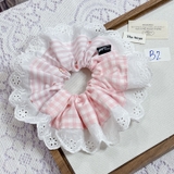 [Mã B] Dây buộc tóc phối ren thủ công The Noya