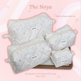 Túi vải đựng mỹ phẩm đồ cá nhân chần bông Mochi Pouch Handmade The Noya
