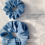 Scrunchies lụa mềm ra nắng có óng ánh buộc tóc không đau sản xuất bởi The Noya NT10