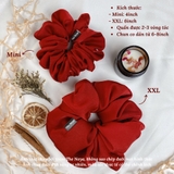 Dây buộc tóc lụa Scrunchies co giãn cho tóc dày và dài sản xuất tại Việt Nam The Noya NT05