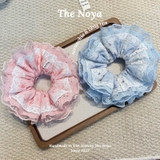 [6 TẦNG REN] Scrunchie dây buộc tóc 6 tầng ren cỡ lớn phiên bản giới hạn handmade by The Noya