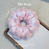 [6 TẦNG REN] Scrunchie dây buộc tóc 6 tầng ren cỡ lớn phiên bản giới hạn handmade by The Noya