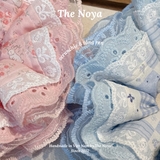 [6 TẦNG REN] Scrunchie dây buộc tóc 6 tầng ren cỡ lớn phiên bản giới hạn handmade by The Noya