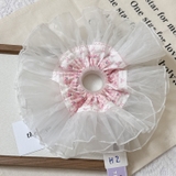 [H1-H9] Scrunchies dây buộc tóc, cột tóc phối ren siêu to phong cách Hàn Quốc được làm thủ công The Noya