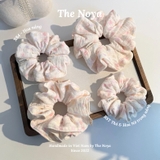 [BST Thỏ & Hoa Nở Trong Nắng] Scrunchie, dây buộc tóc xô muslim handmade siêu phồng hoạ tiết vintage The Noya X84 - Hoa Nắng