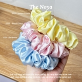 Lemon Cream Scrunchies - Dây buộc tóc siêu phồng handmade phi lụa by The Noya ST21