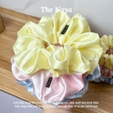Lemon Cream Scrunchies - Dây buộc tóc siêu phồng handmade phi lụa by The Noya ST21