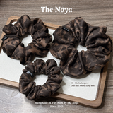 Mocha Leopard - Dây buộc tóc họa tiết da báo tone nâu mocha – handmade by The Noya N1