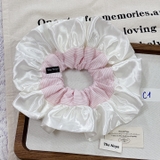 [Mã C] Dây buộc tóc phối ren thủ công hoạ tiết phong cách Hàn Quốc by The Noya