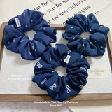 Scrunchies/Dây buộc tóc/Đồ cột tóc The Noya bồng bềnh siêu to chất đũi xước DX8, DX9, DX10