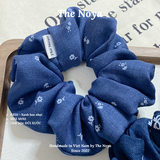 Scrunchies/Dây buộc tóc/Đồ cột tóc The Noya bồng bềnh siêu to chất đũi xước DX8, DX9, DX10