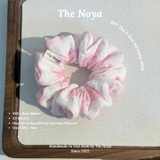 [BST Thỏ & Hoa Nở Trong Nắng] Scrunchie, dây buộc tóc xô muslim handmade siêu phồng hoạ tiết vintage The Noya X83 - Rose Ribbon