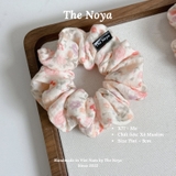 Mơ Scrunchies chất Xô Muslin handmade by The Noya X77