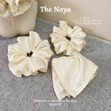 Cột tóc Gấm Lụa Thuỷ Trúc siêu mềm mướt óng ánh siêu phồng may thủ công The Noya G16