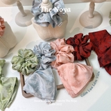 [BIGSIZE] Dây buộc tóc Gấm Lụa Lâm Viên siêu mềm mướt dày dặn bồng bềnh may thủ công The Noya G17,G18,G19,G20