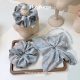[BIGSIZE] Dây buộc tóc Gấm Lụa Lâm Viên siêu mềm mướt dày dặn bồng bềnh may thủ công The Noya G17,G18,G19,G20