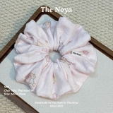 Hà Thu Scrunchie - Dây buộc tóc xô muslim 2 tầng phối viền handmade by The Noya X94