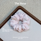 Hà Thu Scrunchie - Dây buộc tóc xô muslim 2 tầng phối viền handmade by The Noya X94