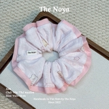 Hà Thu Scrunchie - Dây buộc tóc xô muslim 2 tầng phối viền handmade by The Noya X94