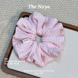 Hà Thu Scrunchie - Dây buộc tóc xô muslim 2 tầng phối viền handmade by The Noya X95