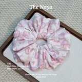Hà Thu Scrunchie - Dây buộc tóc xô muslim 2 tầng phối viền handmade by The Noya X96