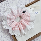 [Mã B] Dây buộc tóc phối ren thủ công The Noya