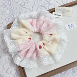 [Mã B] Dây buộc tóc phối ren thủ công The Noya