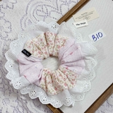 [Mã B] Dây buộc tóc phối ren thủ công The Noya