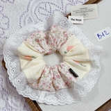 [Mã B] Dây buộc tóc phối ren thủ công The Noya