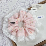 [Mã B] Dây buộc tóc phối ren thủ công The Noya