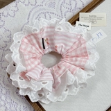 [Mã B] Dây buộc tóc phối ren thủ công The Noya