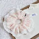 [Mã B] Dây buộc tóc phối ren thủ công The Noya