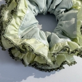 [LIMITED] Scrunchie Cẩm Tú Cầu VIỀN RODE 15cm handmade by The Noya CTC20