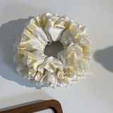 Scrunchie Cẩm Tú Cầu tone vàng 15cm handmade by The Noya CTC19