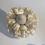 Scrunchie Cẩm Tú Cầu tone vàng 15cm handmade by The Noya CTC19