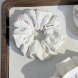 Scrunchie, dây buộc tóc 2 tầng xô muslim handmade siêu phồng hoạ tiết vintage The Noya X85-X90