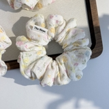 Scrunchie, dây buộc tóc 2 tầng xô muslim handmade siêu phồng hoạ tiết vintage The Noya X85-X90