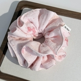 Scrunchie, dây buộc tóc 2 tầng xô muslim handmade siêu phồng hoạ tiết vintage The Noya X85-X90