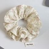 Ren hoa hồng - Dây buộc tóc handmade hoạ tiết ren mix hạt nổi by The Noya RT02