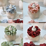 [BIGSIZE] Dây buộc tóc Gấm Lụa Lâm Viên siêu mềm mướt dày dặn bồng bềnh may thủ công The Noya G17,G18,G19,G20
