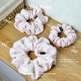 Pink Scrunchies - Dây buộc tóc handmade siêu phồng The Noya X23,X24,X25,D01,D02,ST18