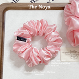 [SIÊU PHỒNG] Dây buộc tóc LỤA PHI BÓNG Hồng Baby handmade by The Noya LP02