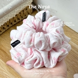 Pink Scrunchies - Dây buộc tóc handmade siêu phồng The Noya X23,X24,X25,D01,D02,ST18