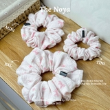 Pink Scrunchies - Dây buộc tóc handmade siêu phồng The Noya X23,X24,X25,D01,D02,ST18
