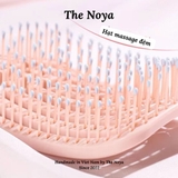 Lược gỡ rối The Noya có đệm cao su giúp massage da dầu