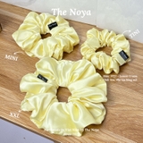 Lemon Cream Scrunchies - Dây buộc tóc siêu phồng handmade phi lụa by The Noya ST21